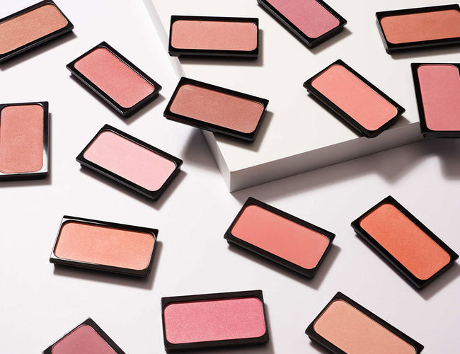 Produktbild welches große Farbauswahl der ARTDECO Blusher zeigt.