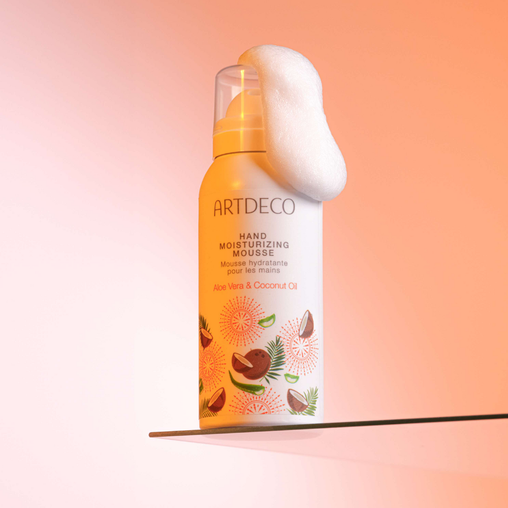 Ästhetisches Produktbild des limitierten Hand Moisturizing Mousse