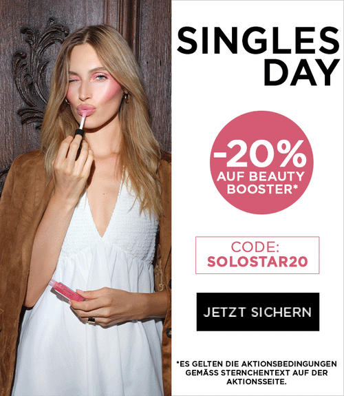 -20% Rabatt auf Beauty-Booster - Singles Day