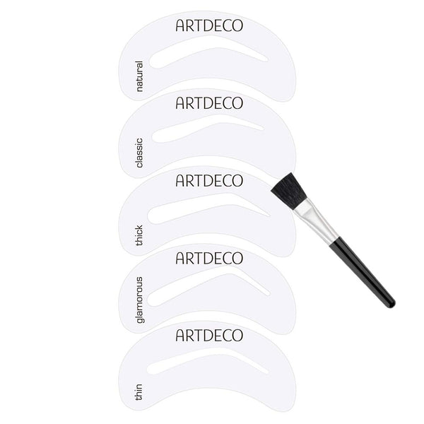 2 Stück Lidschatten Schablonen + Pinsel – Wiederverwendbare Make-up-Hilfe Für Perfekten Augen-Make-up