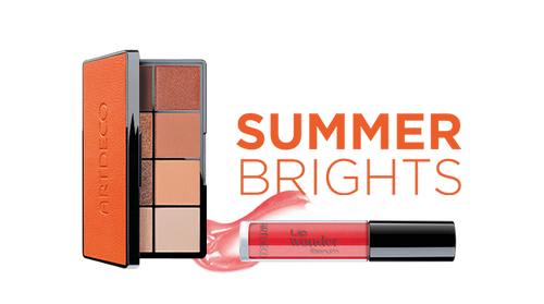 Kollektionsname mit den neuen Highlight-Produkten wie der Eyelights Palette und dem Lip Wonder Serum
