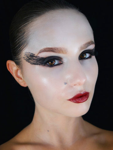 Fertig geschminkter Look des Schminktipps »Einfaches Halloween-Make-up«