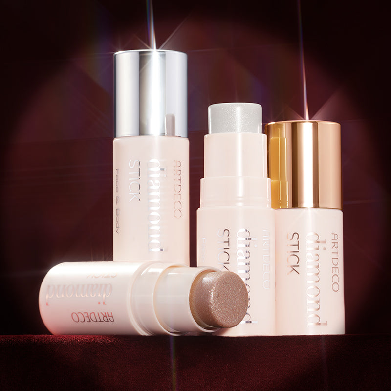 Die zwei neuen limitierten Cream Highlighter von ARTDECO die Deinem Teint einen diamantartigen Glow verleihen.