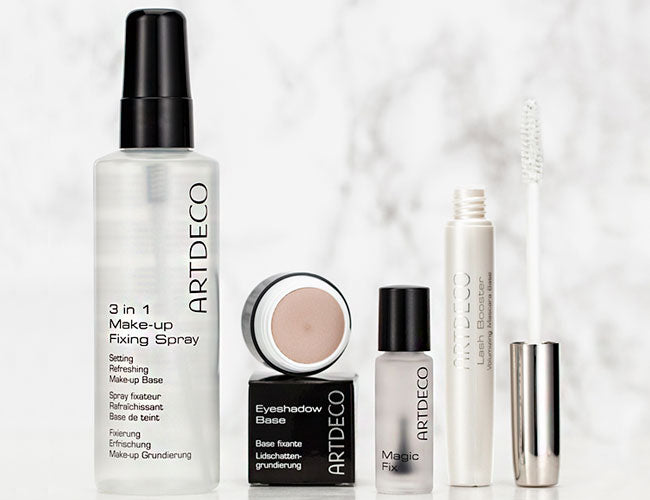 Produkte, die man für ein langanhaltenden Make Up Look benötigt