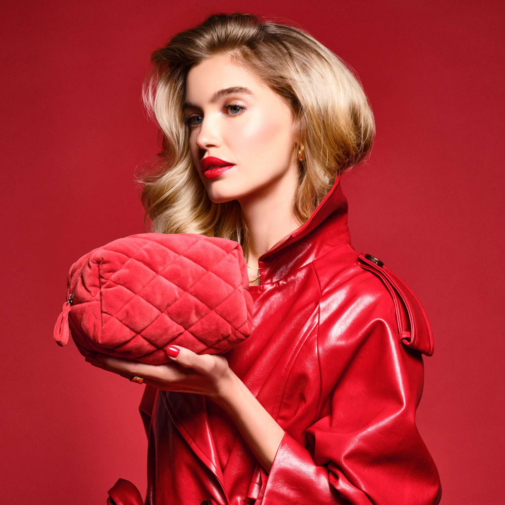 Red Velvet Bag