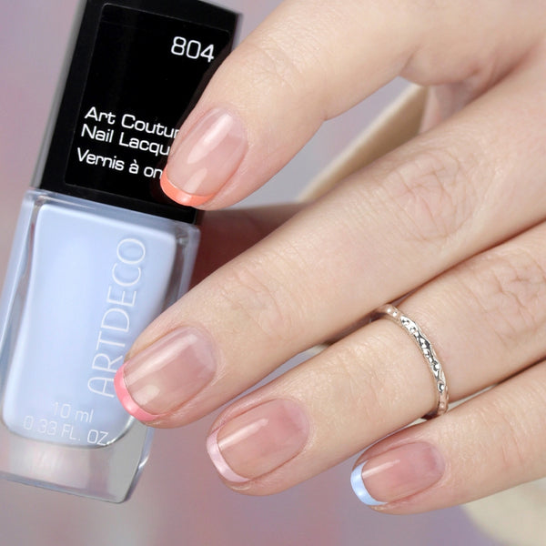Micro French Nails fr den Frhling | Nagel Designs