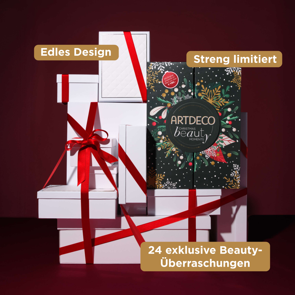 Limitierter ARTDECO Adventskalender 2026 mit 24 exklusiven Beauty-Überraschungen und Geschenkboxen.